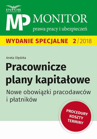 Pracownicze plany kapitałowe Aneta Olędzka - okladka książki