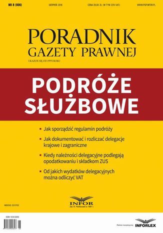 Podróże służbowe Praca zbiorowa - okladka książki