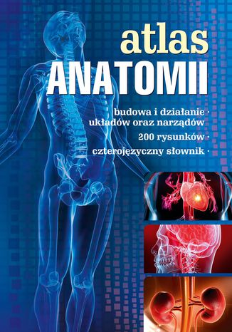 Atlas anatomii Justyna Mazurek - okladka książki