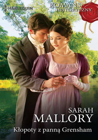 Kłopoty z panną Grensham Sarah Mallory - okladka książki