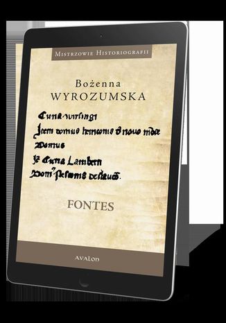 Fontes Bożenna Wyrozumska - okladka książki