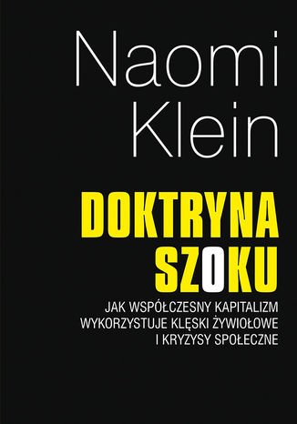 Doktryna szoku Naomi Klein - okladka książki