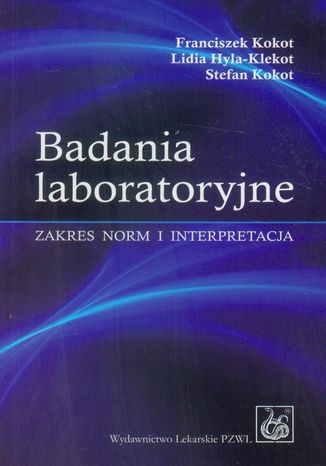 Badania laboratoryjne Franciszek Kokot - okladka książki