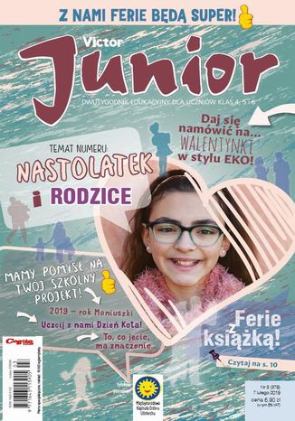 Victor Junior nr 3 (379) 7 lutego 2019 Ewa Mackiewicz - okladka książki