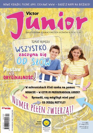 Victor Junior nr 4 (380) 21 lutego 2019 Ewa Mackiewicz - okladka książki