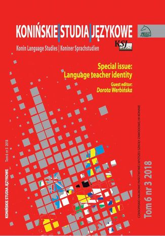 Konińskie Studia Językowe Tom 6 Nr 3 2018 Mirosław Pawlak - okladka książki