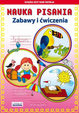 Nauka pisania Zabawy i ćwiczenia. Tukan Beata Guzowska - okladka książki