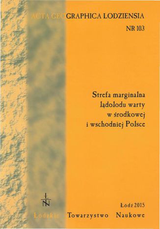 Acta Geographica Lodziensia t. 103 Praca zbiorowa - okladka książki