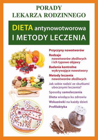 Dieta antynowotworowa i metody leczenia Praca zbiorowa - okladka książki