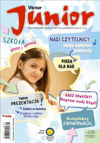 Victor Junior nr 5 (381) 7 marca 2019 Ewa Mackiewicz - okladka książki