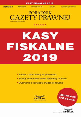 Kasy Fiskalne 2019 Praca zbiorowa - okladka książki