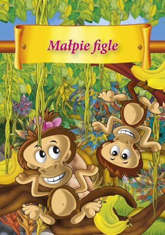 Małpie figle O-press - okladka książki