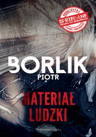 Materiał ludzki Piotr Borlik - okladka książki