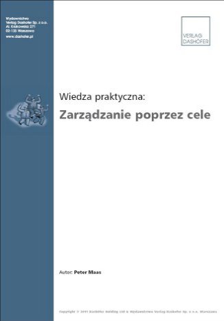 Zarządzanie poprzez cele Peter Maas - okladka książki