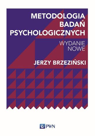 Metodologia badań psychologicznych Jerzy M. Brzeziński - okladka książki