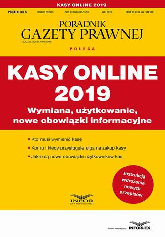 Kasy Online 2019 Praca zbiorowa - okladka książki