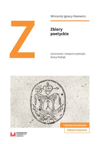 Zbiory poetyckie Wincenty Ignacy Marewicz - okladka książki