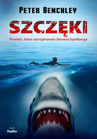 Szczęki Peter Benchley - okladka książki