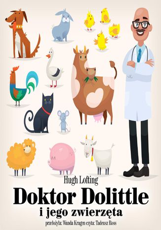 Doktor Dolittle i jego zwierzęta Hugh Lofting - okladka książki