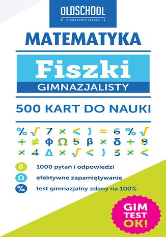 Matematyka. Fiszki gimnazjalisty. 500 kart do nauki Inga Linder-Kopiecka - okladka książki