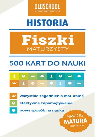 Historia. Fiszki maturzysty. 500 kart do nauki Szymon Krawczyk, Mariusz Włodarczyk - okladka książki