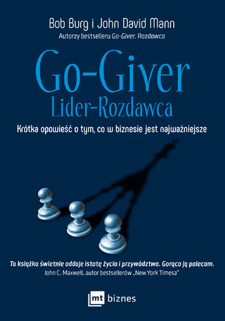 Go-Giver. Lider-Rozdawca Bob Burg, John David Mann - okladka książki