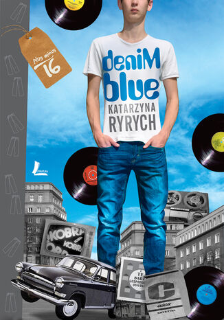 Denim blue Katarzyna Ryrych - okladka książki