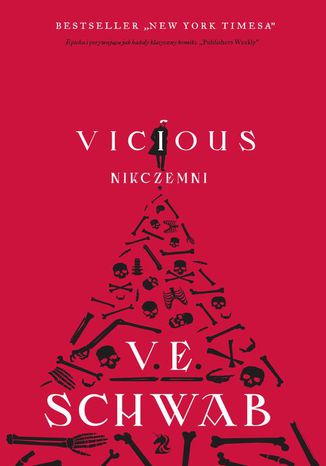 Vicious. Nikczemni V.E. Schwab - okladka książki