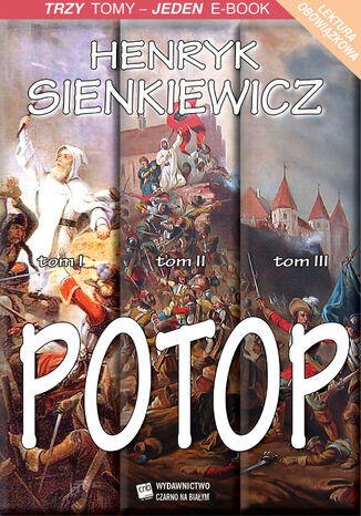 Potop - tomy I-III Henryk Sienkiewicz - okladka książki