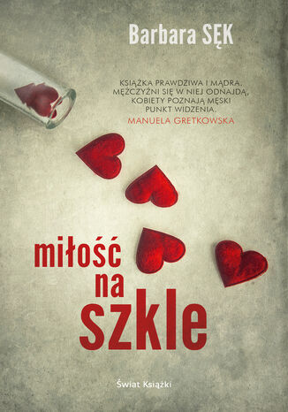 Miłość na szkle Barbara Sęk - okladka książki