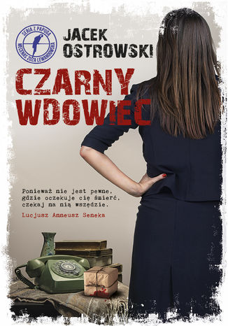 Czarny Wdowiec Jacek Ostrowski - okladka książki