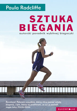 Sztuka biegania Paula Radcliffe - okladka książki