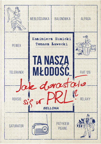 Ta nasza młodość... Jak dorastało się w PRL Tomasz Ławecki, Kazimierz Kunicki - okladka książki