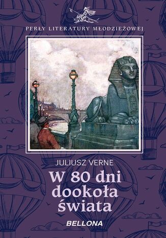 W 80 dni dookoła świata Jules Verne - okladka książki