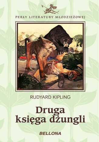 Druga księga dżungli Rudyard Kipling - okladka książki