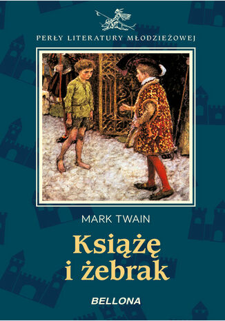 Książę i żebrak Mark Twain - okladka książki