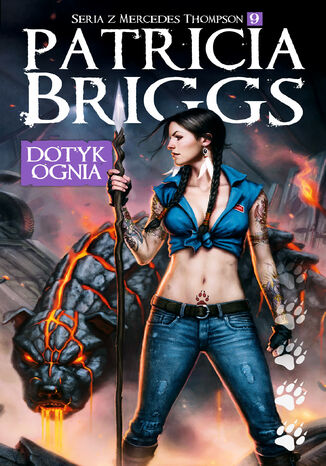 Dotyk ognia Patricia Briggs - okladka książki