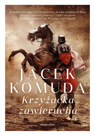 Krzyżacka zawierucha Jacek Komuda - okladka książki