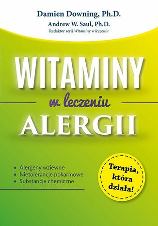 Witaminy w leczeniu alergii Damien Downing - okladka książki