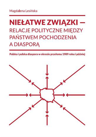 Niełatwe związki relacje polityczne między państwem pochodzenia a diasporą Magdalena Lesińska - okladka książki