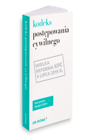 Kodeks postępowania cywilnego wrzesień 2019 Agnieszka Kaszok - okladka książki