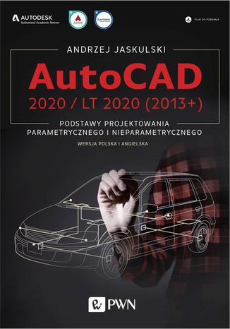 AutoCAD 2020 / LT 2020 (2013+) Andrzej Jaskulski - okladka książki