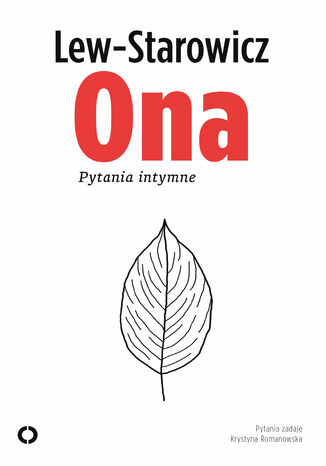 Ona. Pytania intymne Zbigniew Lew-Starowicz - okladka książki