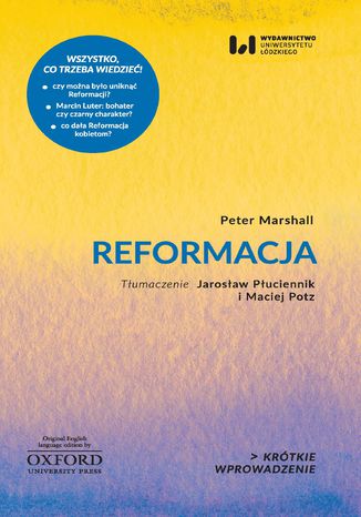 Reformacja. Krótkie Wprowadzenie 19 Peter Marshall - okladka książki