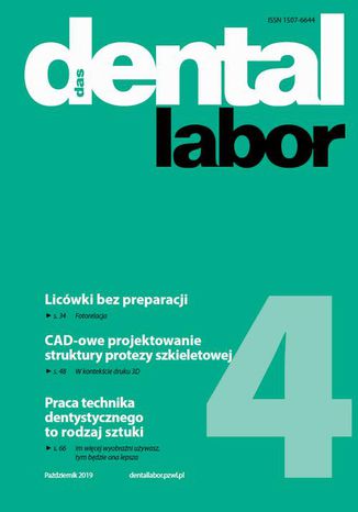 Dental Labor 4/2019 Monika Dyjak - okladka książki