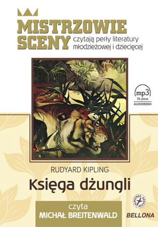 Księga dżungli Rudyard Kipling - okladka książki