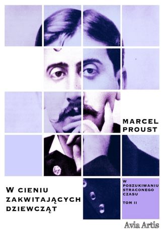 W cieniu zakwitających dziewcząt Marcel Proust - okladka książki