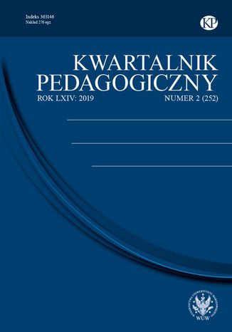 Kwartalnik Pedagogiczny 2019/2 (252) Adam Fijałkowski - okladka książki