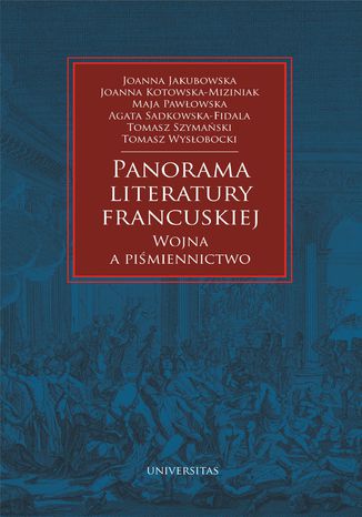 Panorama literatury francuskiej Praca zbiorowa - okladka książki