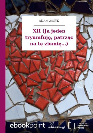 XII (Ja jeden tryumfuję, patrząc na tę ziemię...) Adam Asnyk - okladka książki